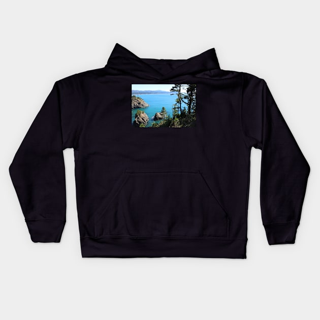 Port Orford, Oregon. Kids Hoodie by somekindofguru